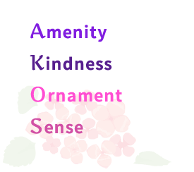 AKOS　Amenity Kindness Ornament Sense